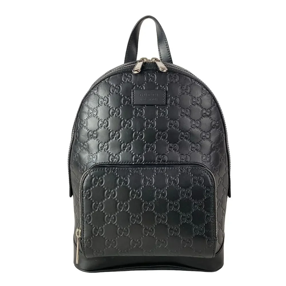 Gucci Guccissima Backpack 450967 Gucci Backpacks Gucci Guccissima Red Leather Backpack Bag GG main image 4